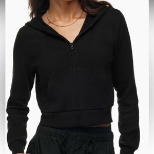 TNA waffle zip hoodie